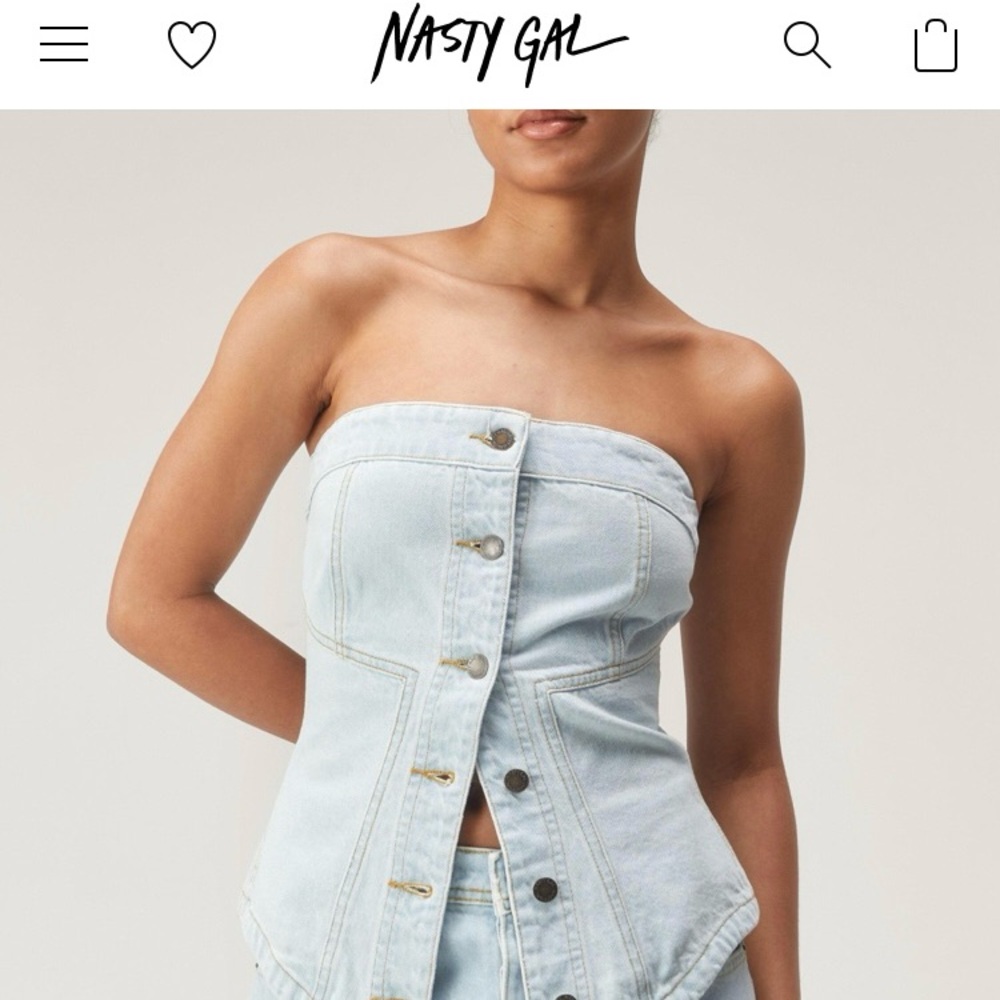 Great denim top!